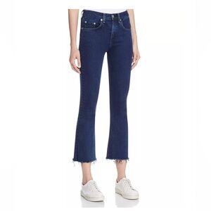 Rag & Bone 10 in Crop Flare Jeans in Dune Size 24‎